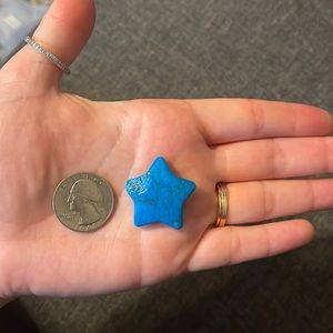 Blue Howlite Star Crystal